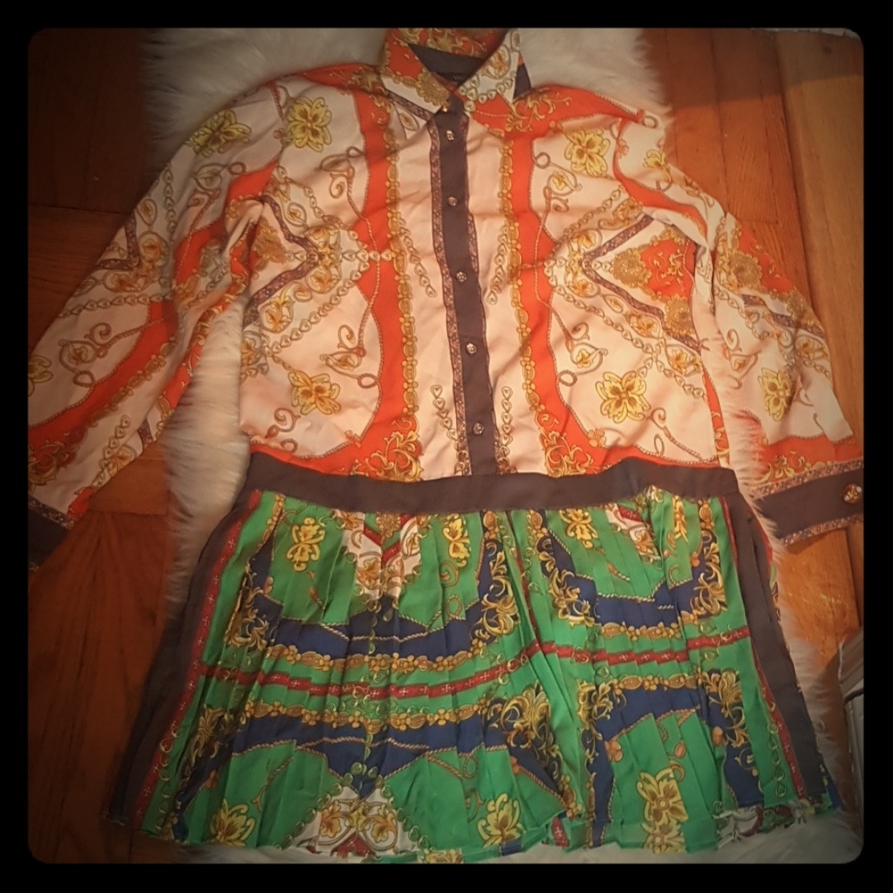 Pleated dress